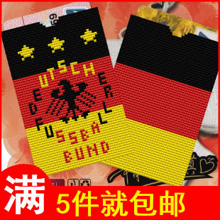 Dream Park DMC Cross embroidered self-matching cutting sleeve-German team Peers' Set Finished Meal Card Bag Material Bag