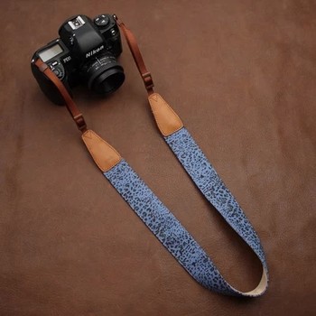 cam-in denim leopard print SLR digital camera strap mirrorless photography shoulder strap universal CAM7129