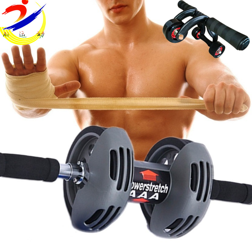 Rebound Bodybuilding Wheel Silent Men's Chest Muscle Training Home Fitness Equipment Minus Belly Practicing Abdominal Abs Wheel 
