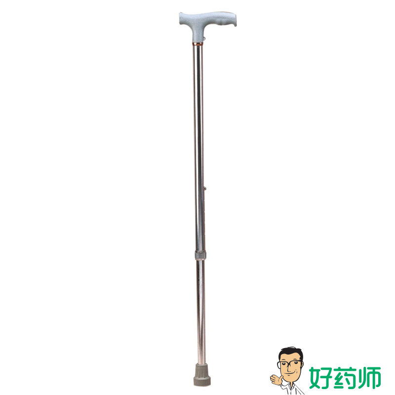 佛山东方拐杖FS920L 铝合金伸缩老人拐杖 可调节银色铝合金手杖