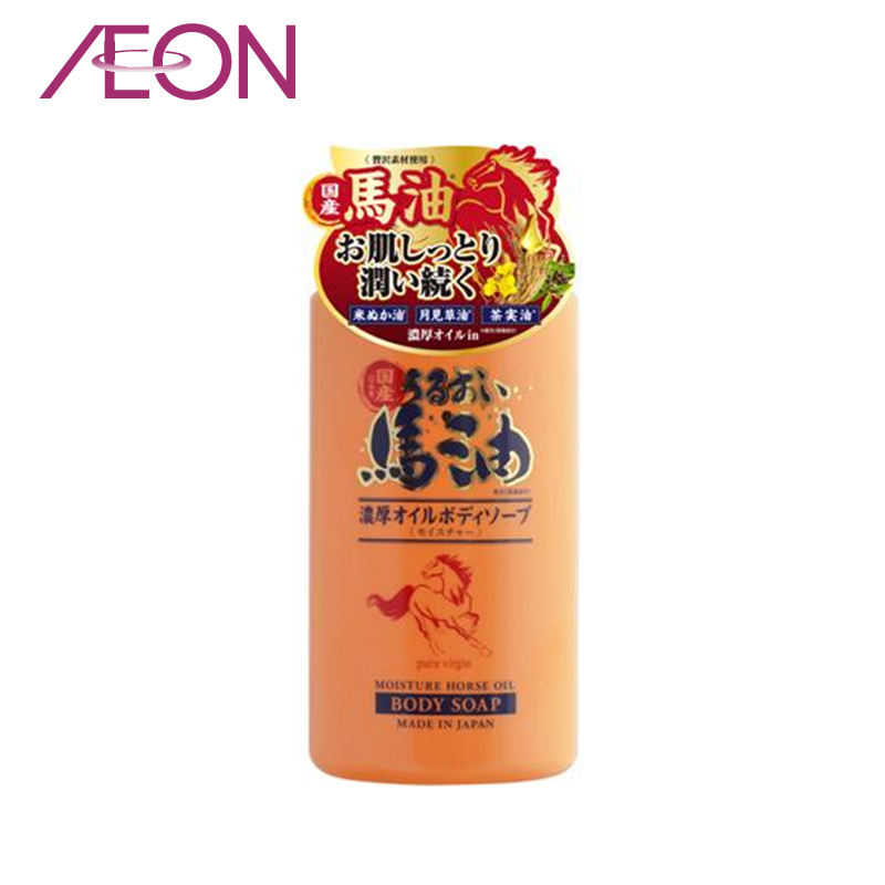 【AEON】日本pure virgin高纯度马油沐浴乳B450ml COSMETEXROLAND