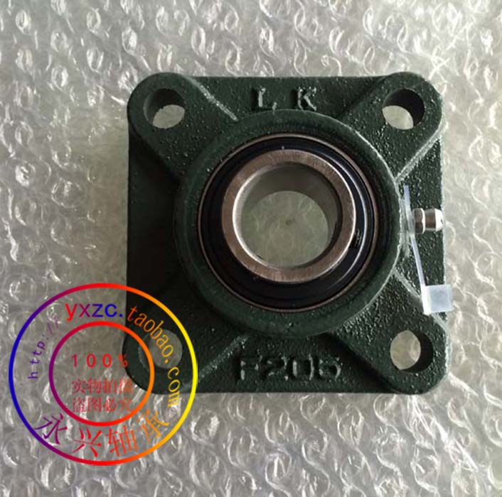 UCF207 outer spherical bearing seat square UCF206 LK with seat small bearing seat axial universal bearing