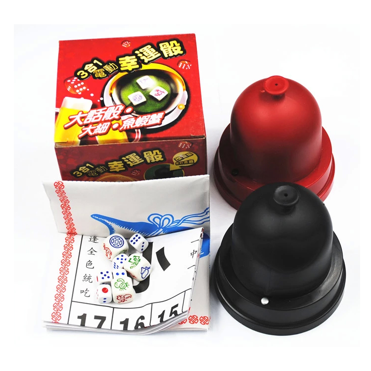  Three-in-one 3 Hop 1 Big Talk Electric dice Sized Fish Shrimp Crab Dice Entertainment Supplies Color Flush Screen Clocks