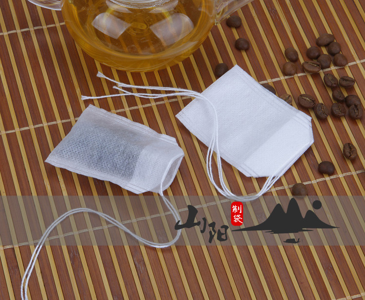 100pcs 5 5-7 non-woven pumping line tea bag bag decoction bag Disposable tea bag Traditional Chinese medicine soup bag