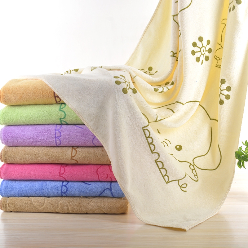 Summer Absorbent Bath Towel for Adults, Men and Women, Chest Wrap for Children, Cartoon Bath Towel, Non-Fading, Non-Shedding, Swimming Bath Towel