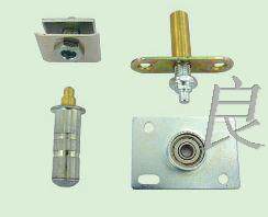 Taiwan prolific and seamless upper and lower fixer folding door suspension wheel upper and lower fixer heaven and earth shaft