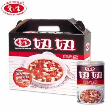 【爱之味】 妞妞甜八宝/珍珠圆/红豆粉粿(12罐/)台湾官网直邮进口
