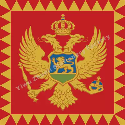 President of Montenegro, land flag, 90X90CM national flag, historical flag, royal flag, war flag, Army flag, provincial flag