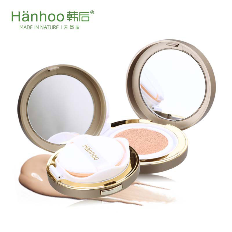Hanhoo/韩后气垫bb霜裸妆遮瑕强持久不脱妆保湿轻薄粉底液隔离霜