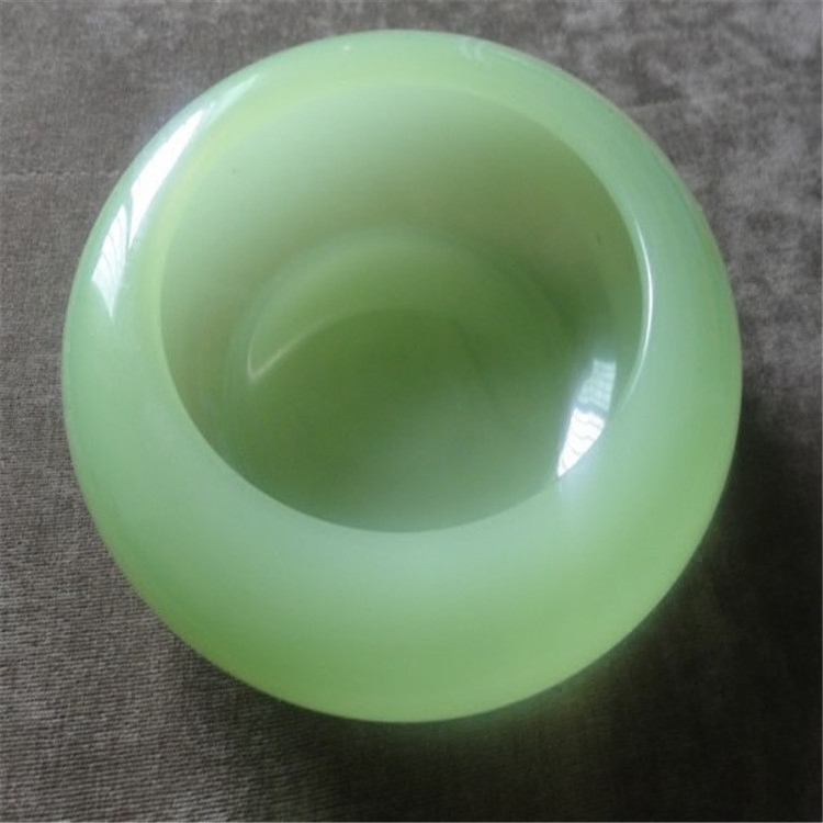 Jade Afghanistan jade green jade white jade lime cylinder fish tank swinging pieces home desk living-room swinging pieces are beautifully delivered