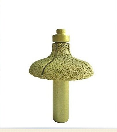 Hengli brazing quartz stone tool head European style duckbill edge type knife quartz stone table edge type knife brazing milling cutter gong knife