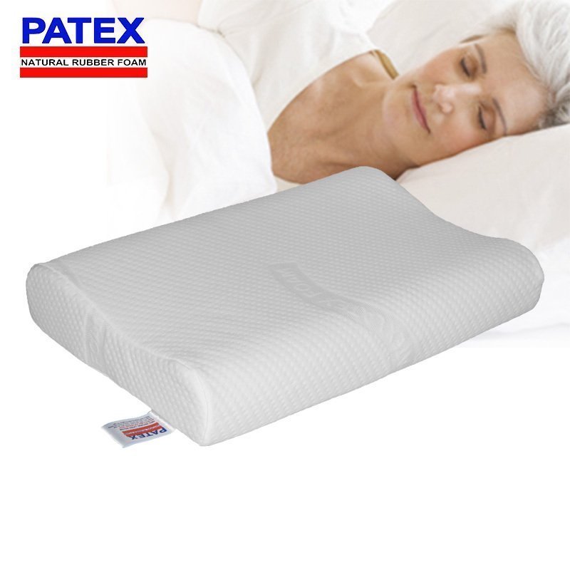 PATEX Thai Natural Latex Pillow Students Seniors Special Pillow Neck Protection Cervical Pillows Protect Cervical Spine Promotes Sleep