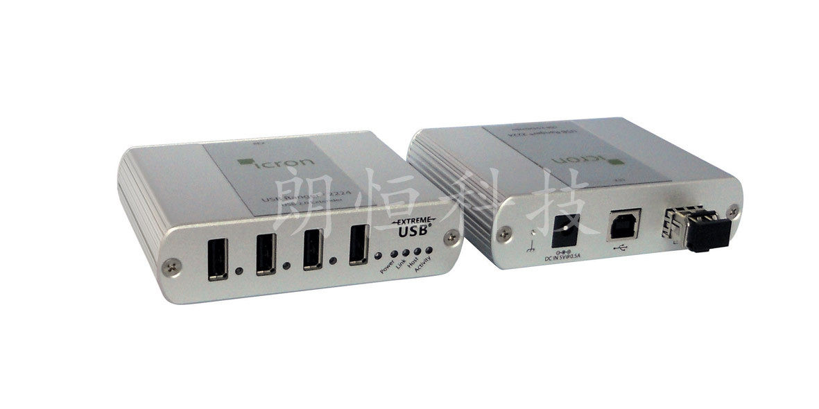 USB-2244 (extension of 4 usb2 0 connector single-mode optical fibers by 10 kilometers)