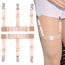 Mens and women garters fashion shirt anti-wrinkle clip womens shirt fixing clip dress Garter hosiery ring leg clip