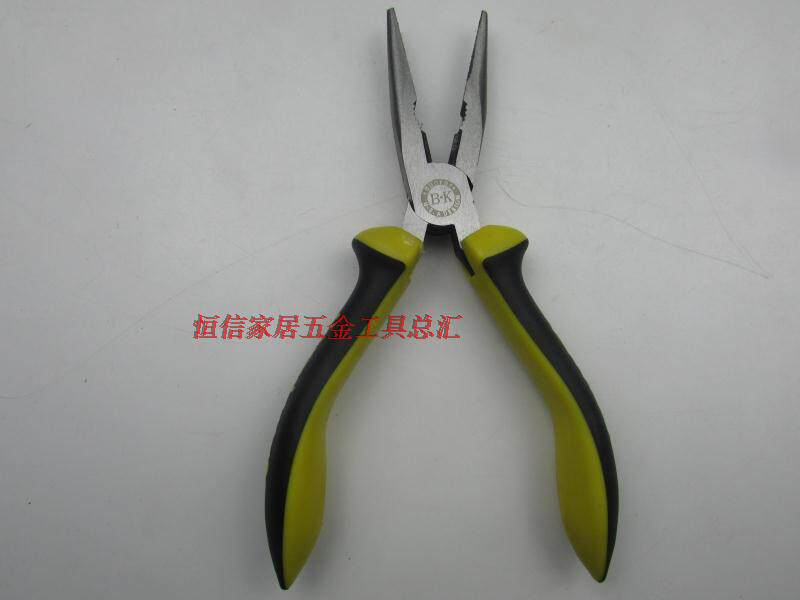 American Bunker A-type dolphin handle needle-nose pliers BK-204004 6 inch 8 inch toothed sharp-nose pliers repair tool