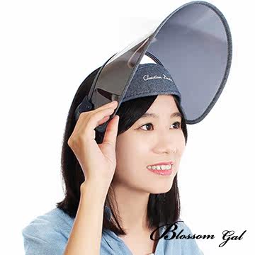 台湾官网直邮进口Blossom Gal韩国制动感美型防晒抗UV遮阳帽(牛仔