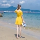 Mùa hè 2020 phụ nữ mới Hàn Quốc khí chất thon thả thon gọn quây nhỏ tươi eo cao đầm - váy đầm