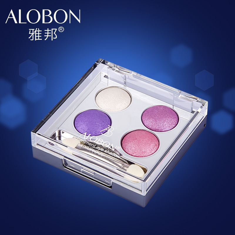ALOBON/雅邦 绝色魅惑四色眼影 1.5gx4 粉质细腻 轻盈 柔滑