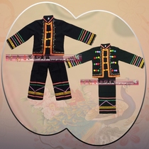Traditional Yunnan long sleeve Yi ethnic dance boy clothes ethnic minority Lahu ethnic group performance clothing Miao cast out clothes