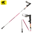 Một bước đường siêu nhẹ sợi carbon lưu trữ gấp mía cung cấp ngoài trời cực trekking để gửi thanh - Gậy / gậy 	gậy chỉ đường cho người mù	 Gậy / gậy