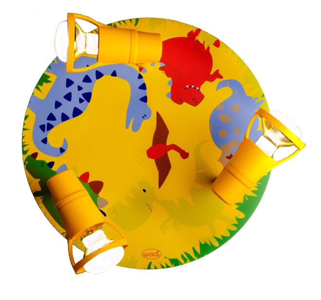 German Waldi Leuchten children's room suction ceiling light animal dinosaur 659130 series