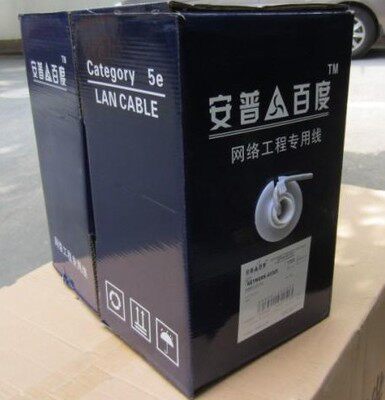 Anpu Super Category 5 Engineering Line Network Line 300 Meters Box 8 Core 0 4 Pure Copper All-Copper Line Twisted Pair