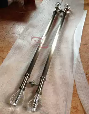 High-end door crystal handle Modern European-style glass door big handle Wooden door sliding door big handle luxury