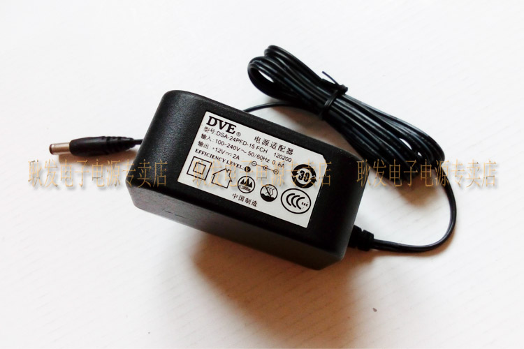 Original set DVE 12V2A DSA-24PFD-15 Router wireless AP power supply connector