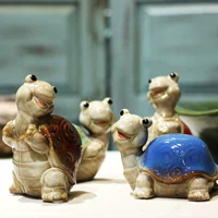 Керамический милый креативный декор для аквариума, цветочный горшок для гостиной, подарок на день рождения