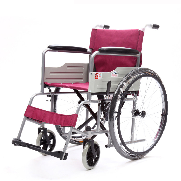 鱼跃 手动轮椅车H007 老人残疾人代步车助行器 折叠便携家用靠背