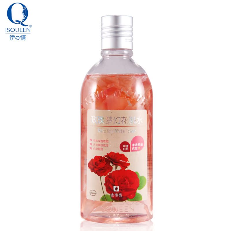 Isqueen伊之情 金橄榄玫瑰梦幻花肌水300ml 靓肤保湿补水护肤水