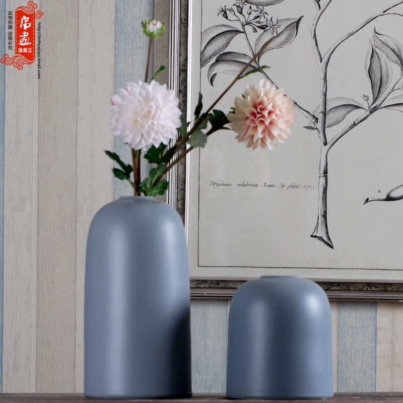 Jingdezhen ceramic dried flower vases, creative fashion a sitting room place, home decoration ceramic dry flower, flower, flower receptacle