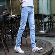 Spring Slim Stretch Jeans Quần nam cho nam Sinh viên phiên bản Hàn Quốc của quần nam thủy triều