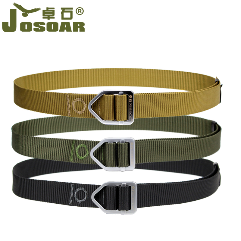 Zhuoshi JOSOAR speed dry nylon belt Secret Service belt Tactical belt Secret Service Outdoor male and female belt