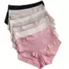 Women's silk underwear One piece breathable comfortable incognito bag hip thin mid-waist lace Mulberry silk underwear women