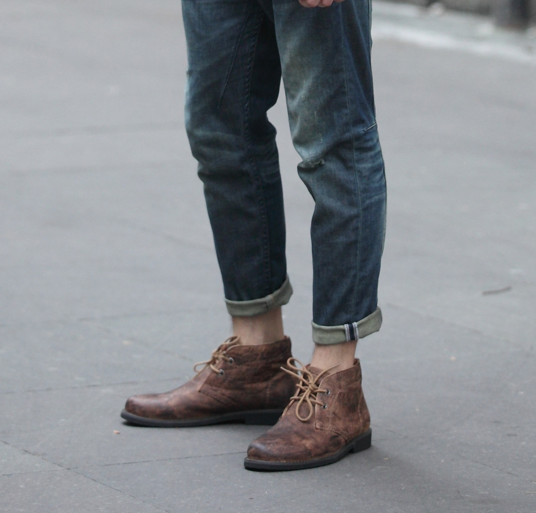 New European and American rough leather do old retro outdoor tooling boots trendy boots men's short boots high top shoes men