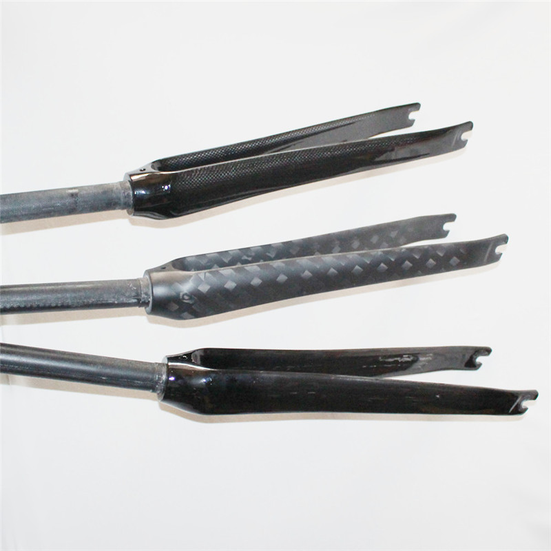 Carbon Fiber Road Car Front Fork 3K Carbon Fiber Front Fork Without Mark Front Fork Bike Front Fork