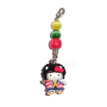 Japanese SanrioHello Kitty Kabuki series bag pendant zipper small pendant (child Ray also)