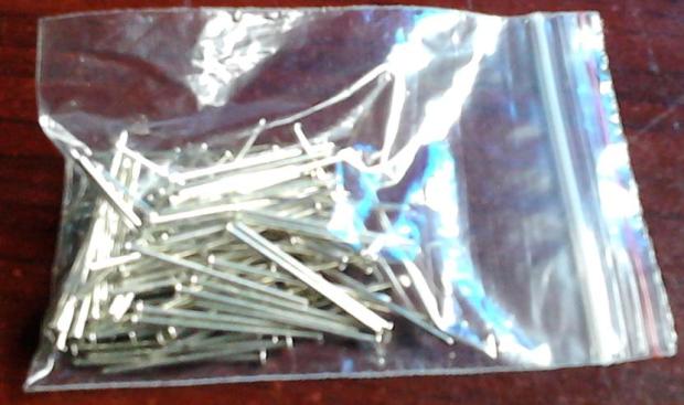 Module power supply tin plated pin pin pin pin T pin 1.0mm*26.5mm*1.8mm 100pcs pack