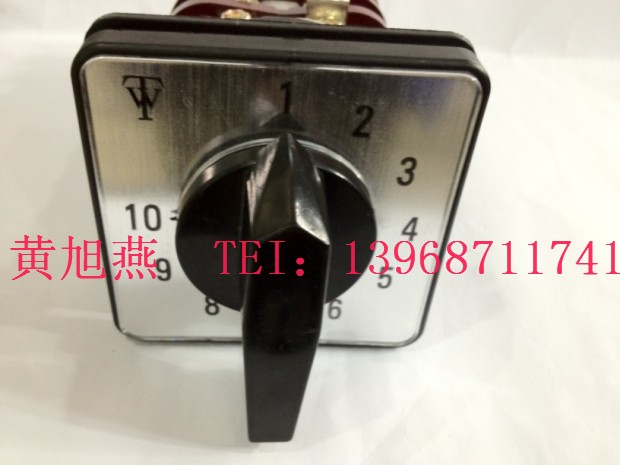 Yueqing Tianwei KDHC-40 3*10-6 (Panel 1-10 gear) welding machine switch switch