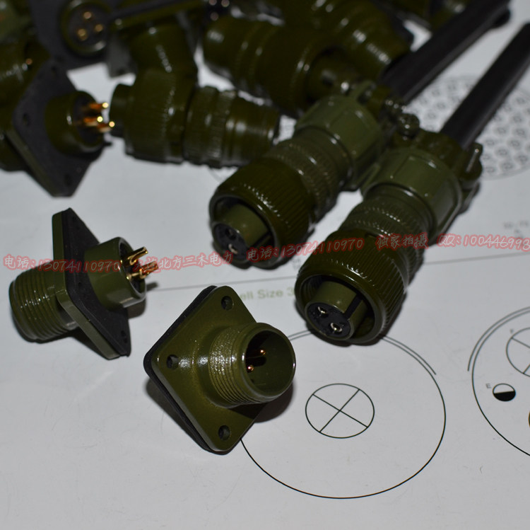 5015American AVIATION PLUG MS3106A10SL-4S MS3102A10SL-4P 2 core waterproof plug