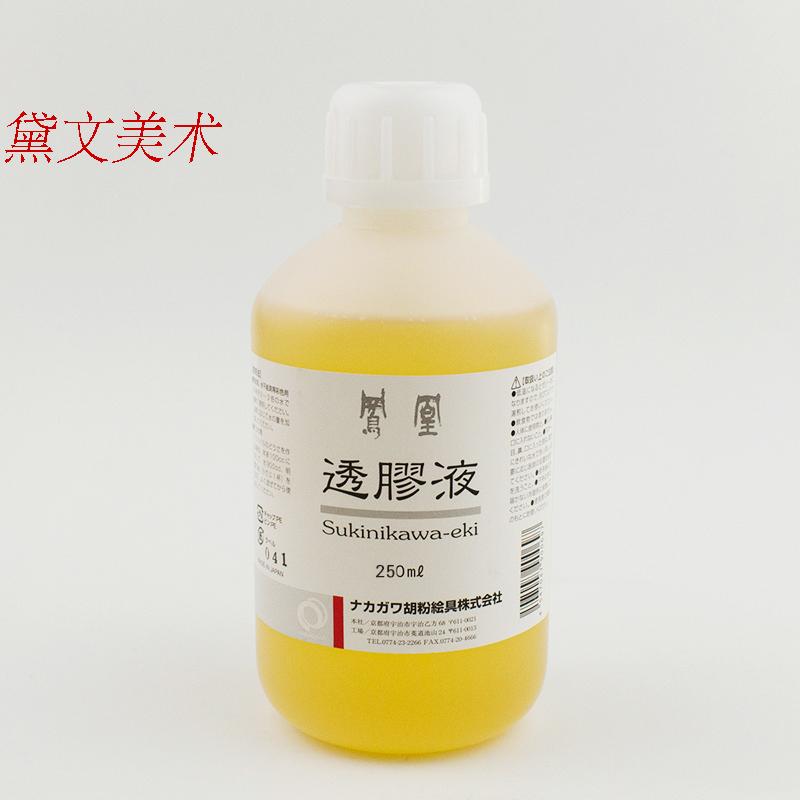 Japan imported Phoenix transparent glue 250ml 500ml Chinese painting Gongbi Watercolor color special mixing glue