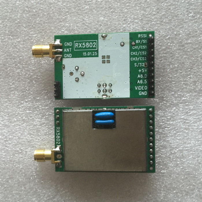 5 8G wireless audio and video receiving module transmission module aerial photography FPV dedicated with RSSI function 16 channels