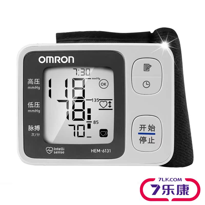 欧姆龙 电子血压计 HEM-6131 腕式血压仪 家用 全自动血压仪器