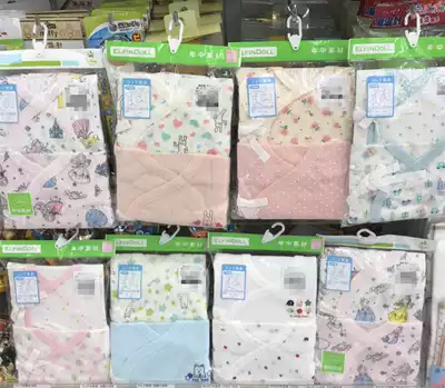 Spot Japan procurement Nishimatsuya newborn baby pure cotton one-piece butterfly one-piece 2 pieces