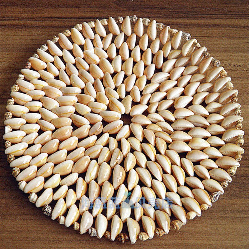 Natural conch shell foot stone 10-20cm Craft coaster dish mat insulation mat Handmade featured gift