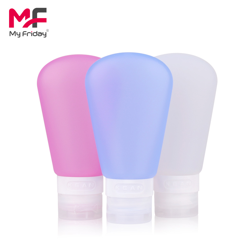 Silicone Dispensing Bottle Travel Portable Cosmetic Wash Containing bag outdoor with tourist shampoo