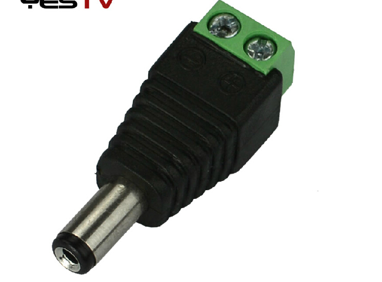 DC power outlet 5 5-2 1mm DC male terminal block DC power interface male plug solder-free DC block