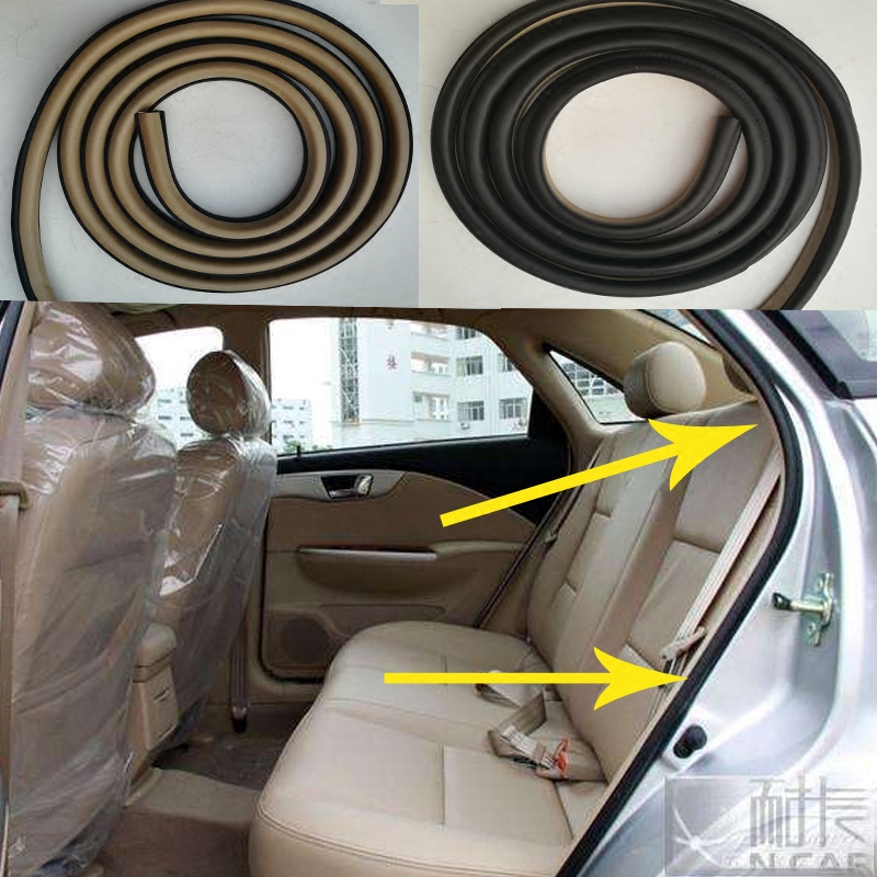Bikekay's car door sealing strip door frame sealant strip car soundproof and dust-proof waterproof trunk thickened