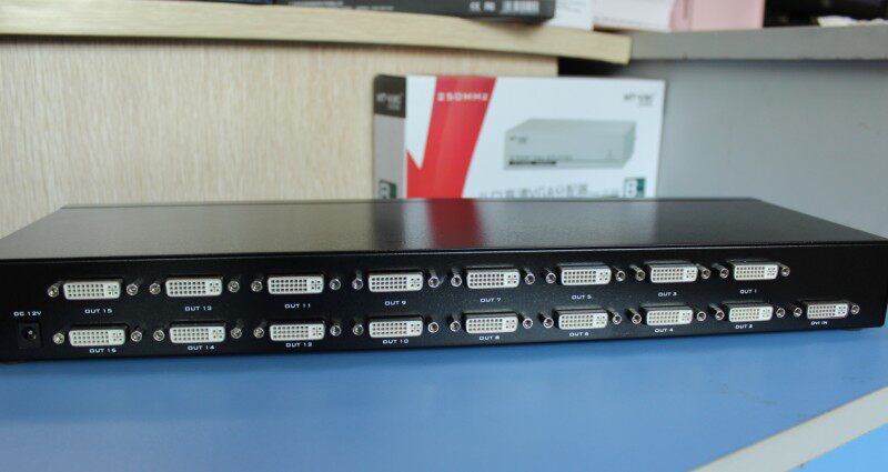 New Mato 16 HD 16 HD 16 Port DVI Distributor 1 in 16 Out 1 1 1 1 1 1080P Output Splicing
